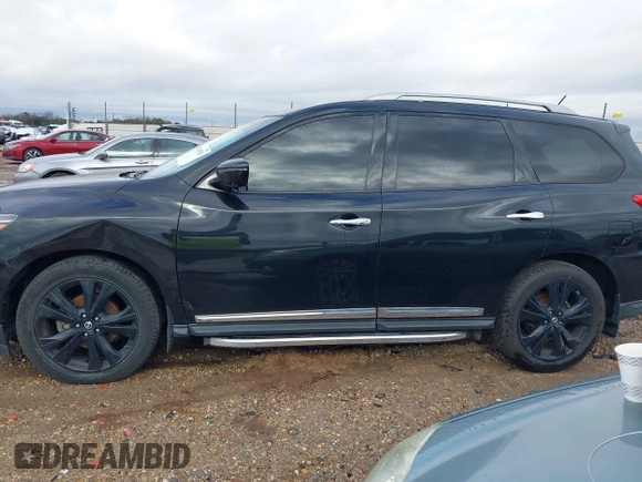 2017 Nissan Pathfinder SL with VIN 5N1DR2MM7HC667864, listed as a IAAI auction lot 41219528 with 127,240 mi miles. Bid and sale history available at carsss.com. Image 14.
