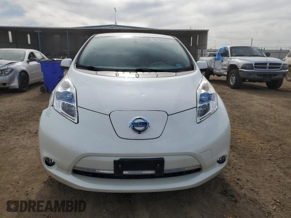 2015 Nissan LEAF S z VIN 1N4AZ0CP4FC302536, wystawiony jako Copart lot #56734025 z przebiegiem 55 940 mil mil oraz Szkoda całkowita • Salvage title. Historia ofert i sprzedaży dostępna na DreamBid. Obrazek 5.