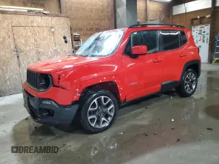2017 Jeep Renegade Altitude with VIN ZACCJBBB3HPF91449, listed as a Copart auction lot 47185045 with 115,169 mi miles and Salvage Title. Bid and sale history available at carsss.com. Image 1.