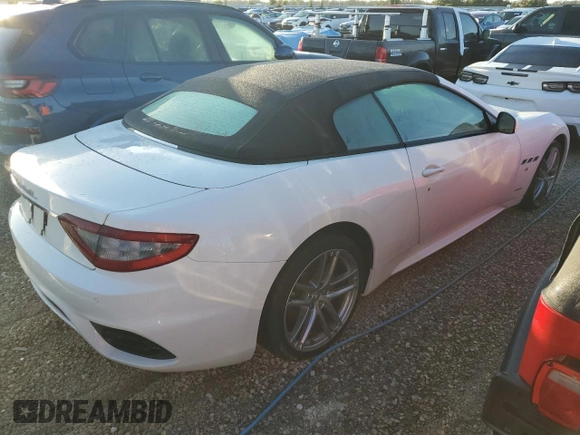 2019 Maserati GranTurismo Sport with VIN ZAM45VMA9K0344167, listed as a Copart auction lot 74383104 with 5,651 mi miles and Non repairable. Bid and sale history available at DreamBid. Image 3.