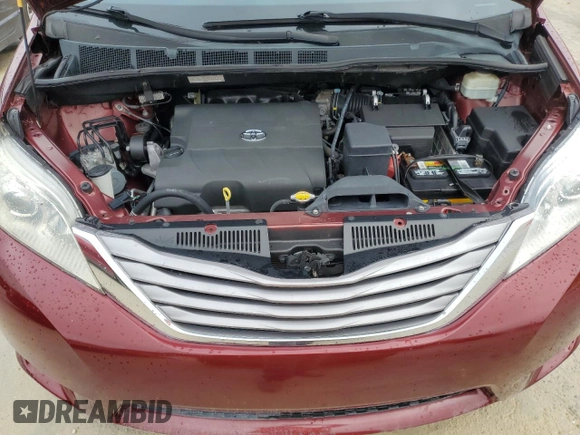 2015 Toyota Sienna XLE with VIN 5TDYK3DC4FS643881, listed as a Copart auction lot 56684635 with 137,781 mi miles and Salvage Title. Bid and sale history available at DreamBid. Image 12.