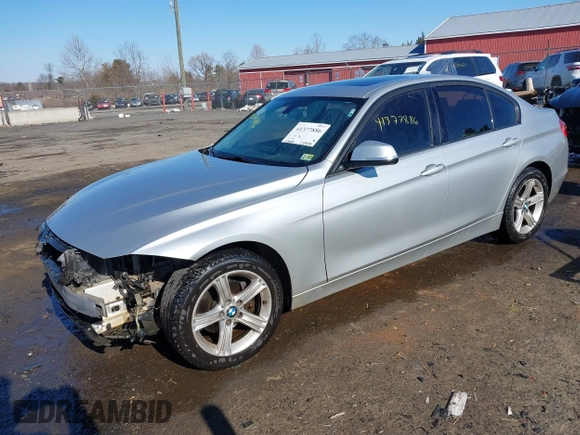 2013 BMW 3 Series 328i xDrive with VIN WBA3B5G51DNS05659, listed as a IAAI auction lot 41377886 with 159,972 mi miles. Bid and sale history available at carsss.com. Image 18.
