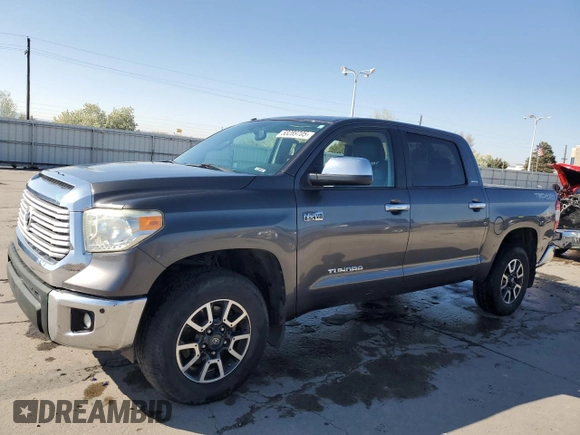 2014 Toyota Tundra Limited with VIN 5TFHW5F17EX337066, listed as a Copart auction lot 53289705 with 150,938 mi miles and Salvage title. Bid and sale history available at DreamBid. Image 1.