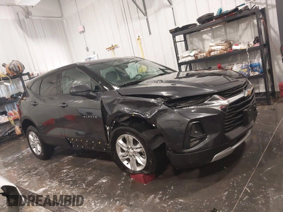 2021 Chevrolet Blazer LT with VIN 3GNKBBRA4MS502641, listed as a IAAI auction lot 42091215 with 44,330 mi miles and . Bid and sale history available at DreamBid. Image 14.