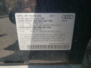 2017 Audi Q3 Premium z VIN WA1BCCFS7HR016546, wystawiony jako Copart lot #61943715 z przebiegiem 81 598 mil mil oraz Czysty tytuł • Clean title. Historia ofert i sprzedaży dostępna na DreamBid. Obrazek 13.