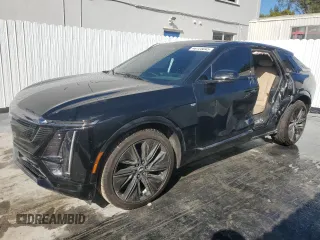 2024 Cadillac LYRIQ Sport z VIN 1GYKPWRL3RZ121869, wystawiony jako Copart lot #46125045 z przebiegiem 9 131 mil mil oraz Szkoda całkowita • Salvage title. Historia ofert i sprzedaży dostępna na DreamBid. Obrazek 1.