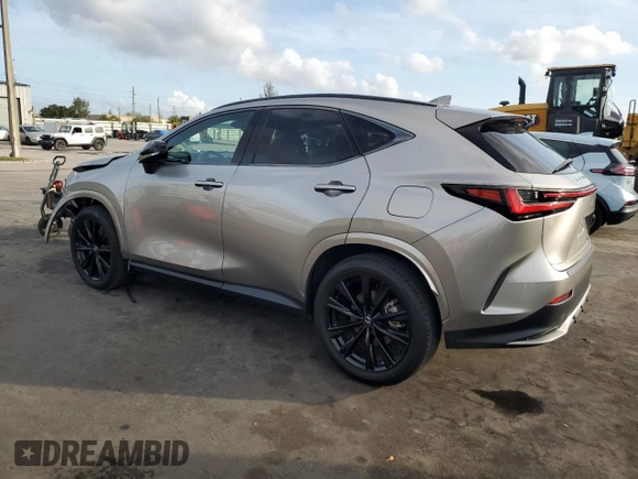 2024 Lexus NX with VIN 2T2KGCEZ9RC047071, listed as a Copart auction lot 41800075 with 8,363 mi miles and Salvage Title. Bid and sale history available at carsss.com. Image 2.