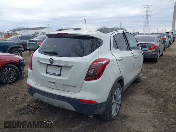 2020 Buick Encore Preferred with VIN KL4CJASBXLB328978, listed as a IAAI auction lot 41706306 with 31,121 mi miles. Bid and sale history available at carsss.com. Image 4.