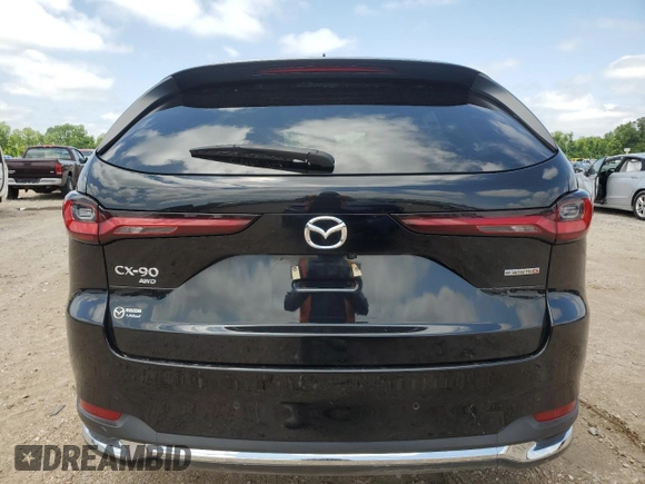 2024 Mazda CX-90 S z VIN JM3KK1HC4R1125797, wystawiony jako Copart lot #54612455 z przebiegiem 10 123 mil mil oraz Szkoda całkowita • Salvage title. Historia ofert i sprzedaży dostępna na DreamBid. Obrazek 6.
