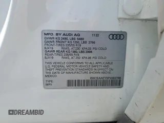 2023 Audi Q5 S line Premium Plus with VIN WA1EAAFY5P2062766, listed as a Copart auction lot 60162975 with 35,886 mi miles and Salvage title. Bid and sale history available at DreamBid. Image 13.