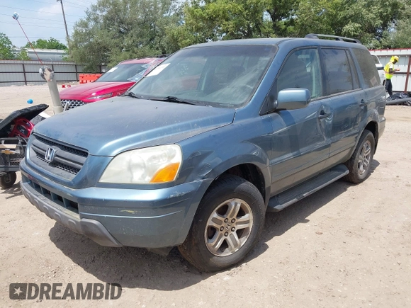 2005 Honda Pilot EX with VIN 5FNYF18475B023623, listed as a IAAI auction lot 42054191 with 1 mi miles. Bid and sale history available at carsss.com. Image 2.