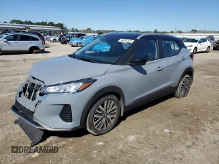 2023 Nissan Kicks SV with VIN 3N1CP5CVXPL519716, listed as a Copart auction lot 46355125 with 13,317 mi miles and Salvage Title. Bid and sale history available at carsss.com. Image 1.