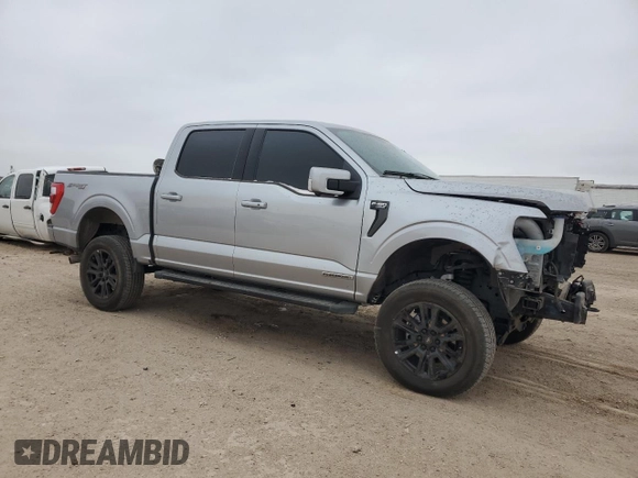 2023 Ford F-150 XL with VIN 1FTFW1ED3PFB64344, listed as a Copart auction lot 45689895 with 20,817 mi miles and Salvage Title. Bid and sale history available at carsss.com. Image 4.