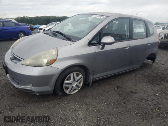 2007 Honda Fit with VIN JHMGD38417S025157, listed as a Copart auction lot 72768984 with 128,944 mi miles and Clean Title. Bid and sale history available at carsss.com. Image 1.