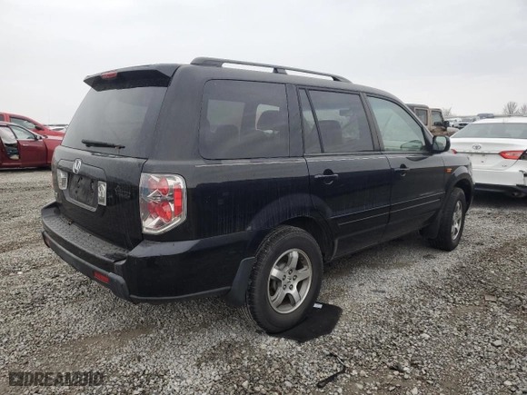 2006 Honda Pilot EX-L with RES with VIN 5FNYF28686B033893, listed as a Copart auction lot 85719224 with 215,467 mi miles and Salvage Title. Bid and sale history available at carsss.com. Image 3.
