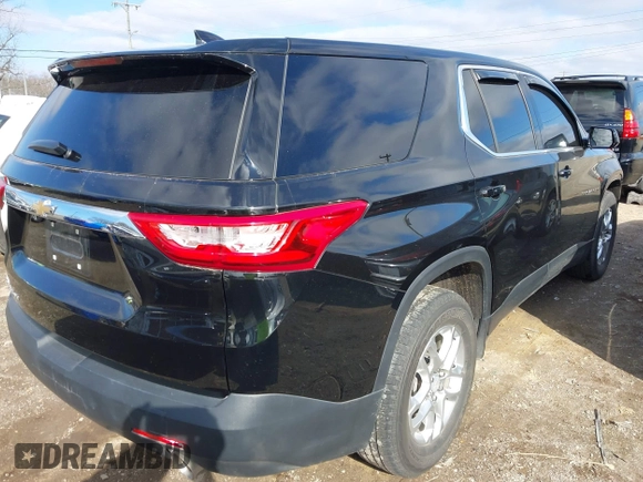 2020 Chevrolet Traverse LS with VIN 1GNEVFKW3LJ142005, listed as a IAAI auction lot 41668021 with 30,903 mi miles. Bid and sale history available at carsss.com. Image 4.