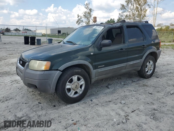 2001 Ford Escape XLT with VIN 1FMYU03161KC45236, listed as a Copart auction lot 75311644 with 271,155 mi miles and Salvage Title. Bid and sale history available at carsss.com. Image 1.