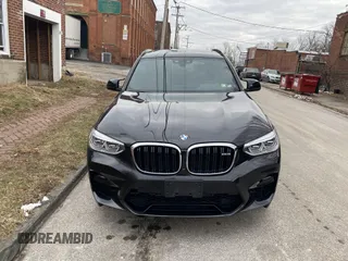 2021 BMW X3 M with VIN 5YMTS0C05M9G46973, listed as a IAAI auction lot 41334083 with 42,819 mi miles. Bid and sale history available at carsss.com. Image 14.