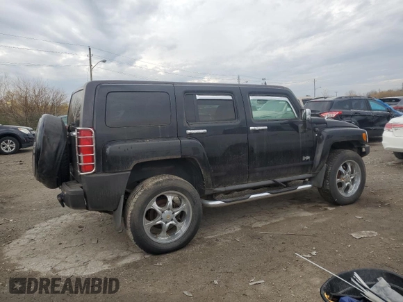 2007 Hummer H3 SUV with VIN 5GTDN13E178229260, listed as a Copart auction lot 80541484 with 156,491 mi miles and Clean Title. Bid and sale history available at carsss.com. Image 3.
