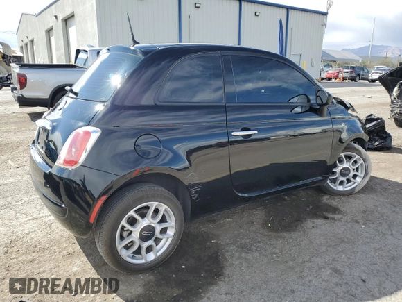 2015 FIAT 500 Pop with VIN 3C3CFFAR3FT508054, listed as a Copart auction lot 51841435 with 92,706 mi miles and Salvage title. Bid and sale history available at DreamBid. Image 3.