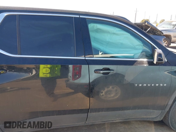 2021 Chevrolet Traverse LS with VIN 1GNERFKW8MJ101892, listed as a IAAI auction lot 41679026 with 48,694 mi miles and . Bid and sale history available at DreamBid. Image 13.