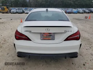 2018 Mercedes-Benz CLA with VIN WDDSJ5CB7JN618278, listed as a Copart auction lot 88866695 with 45,312 mi miles and Salvage Title. Bid and sale history available at carsss.com. Image 6.