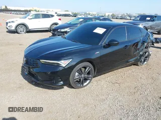 2024 Acura Integra w/A-Spec Package with VIN 19UDE4H39RA027635, listed as a IAAI auction lot 42304277 with 18,493 mi miles and . Bid and sale history available at DreamBid. Image 2.