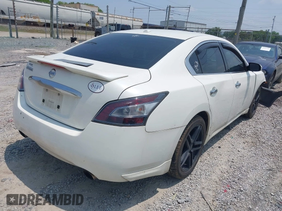 2012 Nissan Maxima SV with VIN 1N4AA5AP5CC849544, listed as a IAAI auction lot 42404028 with Not provided miles and . Bid and sale history available at DreamBid. Image 4.