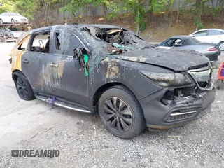2014 Acura MDX Technology with VIN 5FRYD4H66EB045104, listed as a IAAI auction lot 42380257 with Not provided miles and . Bid and sale history available at DreamBid. Image 1.