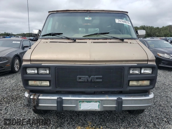 1995 GMC Rally z VIN 1GJGG39K6SF525508, wystawiony jako Copart lot #74144674 z przebiegiem Nie podano mil oraz Szkody całkowita. Historia ofert i sprzedaży dostępna na DreamBid. Obrazek 5.