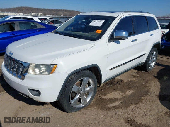 2013 Jeep Grand Cherokee Overland with VIN 1C4RJECT4DC526160, listed as a IAAI auction lot 41429164 with 115,311 mi miles. Bid and sale history available at carsss.com. Image 18.