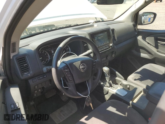 2022 Nissan Frontier SV with VIN 1N6ED1CM1NN687690, listed as a Copart auction lot 62369725 with 45,344 mi miles and Salvage title. Bid and sale history available at DreamBid. Image 8.