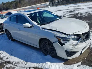 2019 Acura ILX w/Premium/A-Spec Pkg with VIN 19UDE2F85KA002966, listed as a IAAI auction lot 41394700 with 76,486 mi miles. Bid and sale history available at carsss.com. Image 1.