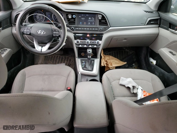 2020 Hyundai Elantra SEL with VIN 5NPD84LF9LH524756, listed as a Copart auction lot 46332265 with 69,296 mi miles and Salvage Title. Bid and sale history available at carsss.com. Image 8.