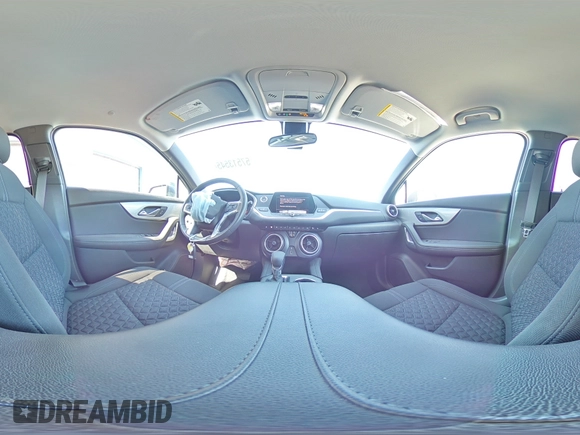 2022 Chevrolet Blazer LT with VIN 3GNKBCR45NS215410, listed as a Copart auction lot 57513545 with 19,542 mi miles and Salvage title. Bid and sale history available at DreamBid. Image 14.