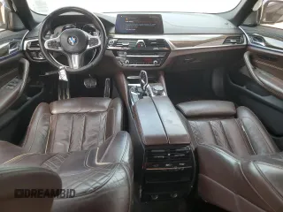2018 BMW 5 Series 540i with VIN WBAJE5C51JWA94611, listed as a Copart auction lot 50367505 with 104,301 mi miles and Salvage Title. Bid and sale history available at carsss.com. Image 8.