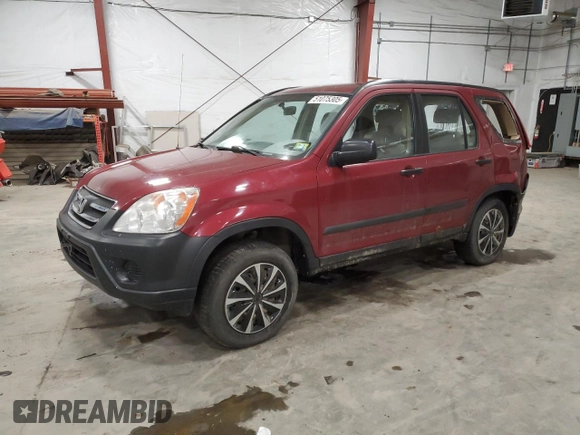2006 Honda CR-V LX with VIN SHSRD78536U413862, listed as a Copart auction lot 51075305 with 111,795 mi miles and Salvage Title. Bid and sale history available at carsss.com. Image 1.