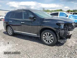 2013 Nissan Pathfinder S with VIN 5N1AR2MN7DC615348, listed as a Copart auction lot 58083035 with 41,949 mi miles and Salvage title. Bid and sale history available at DreamBid. Image 4.