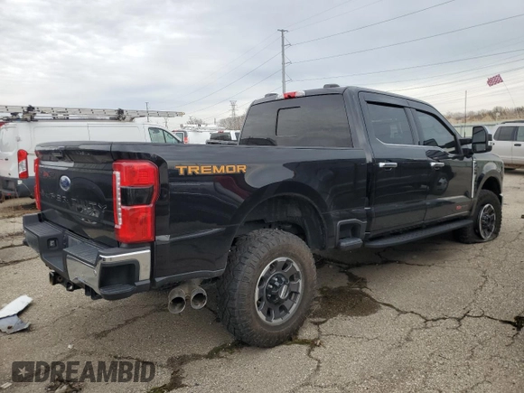 2023 Ford F-250 XL with VIN 1FT8W2BM9PED54254, listed as a Copart auction lot 51497105 with 50,898 mi miles and Salvage Title. Bid and sale history available at DreamBid. Image 3.