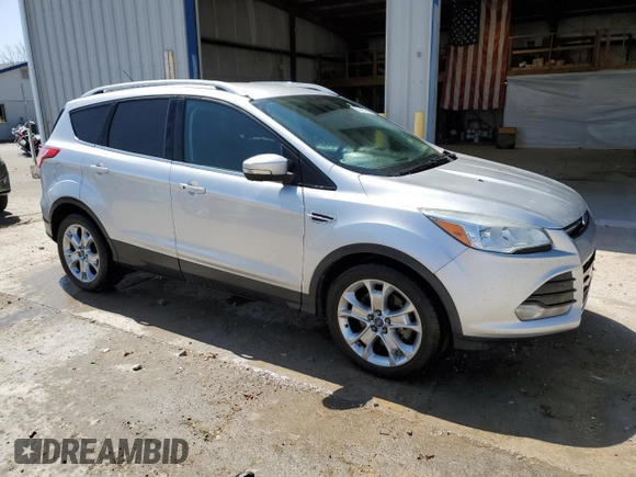 2014 Ford Escape Titanium with VIN 1FMCU9J95EUD18808, listed as a Copart auction lot 52397845 with 136,441 mi miles and Salvage Title. Bid and sale history available at carsss.com. Image 4.
