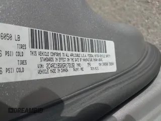 2016 Chrysler Town & Country Touring with VIN 2C4RC1BG0GR173192, listed as a IAAI auction lot 42247573 with 186,187 mi miles and . Bid and sale history available at DreamBid. Image 9.