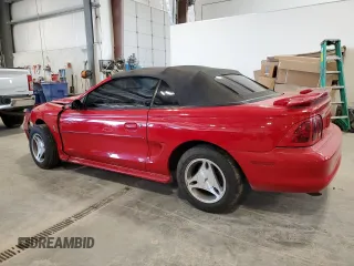 1998 Ford Mustang with VIN 1FAFP4448WF143882, listed as a Copart auction lot 53866905 with 109,835 mi miles and Salvage title. Bid and sale history available at DreamBid. Image 2.