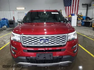 2017 Ford Explorer Platinum with VIN 1FM5K8HT8HGE23534, listed as a Copart auction lot 51412075 with 127,911 mi miles and Salvage Title. Bid and sale history available at carsss.com. Image 5.