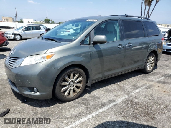 2012 Toyota Sienna XLE with VIN 5TDDK3DC1CS043460, listed as a Copart auction lot 64900495 with 190,187 mi miles and Clean title. Bid and sale history available at DreamBid. Image 1.