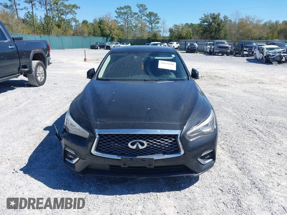 2021 Infiniti Q50 3.0t LUXE with VIN JN1EV7BP2MM707788, listed as a IAAI auction lot 41839281 with 125,173 mi miles. Bid and sale history available at carsss.com. Image 12.