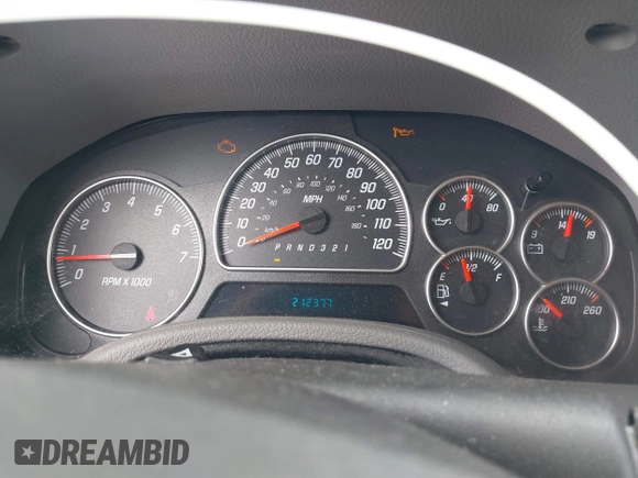 2007 GMC Envoy SLE with VIN 1GKDS13S572174308, listed as a IAAI auction lot 42211372 with 212,377 mi miles and . Bid and sale history available at DreamBid. Image 7.
