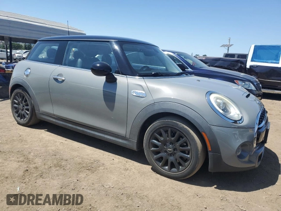 2017 MINI Hardtop Cooper S with VIN WMWXP7C35H3B94513, listed as a Copart auction lot 55536935 with 44,452 mi miles and Salvage title. Bid and sale history available at DreamBid. Image 4.