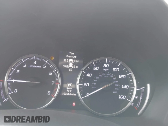 2019 Acura MDX with VIN 5J8YD3H30KL008917, listed as a IAAI auction lot 41725448 with 103,644 mi miles and . Bid and sale history available at DreamBid. Image 7.