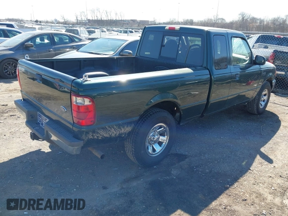 2002 Ford Ranger XLT Appearance with VIN 1FTYR44E82PA79434, listed as a IAAI auction lot 41623304 with 107,143 mi miles. Bid and sale history available at carsss.com. Image 4.