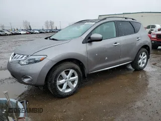 2009 Nissan Murano SL with VIN JN8AZ18W39W146206, listed as a Copart auction lot 53660205 with 242,610 mi miles and Salvage Title. Bid and sale history available at carsss.com. Image 1.